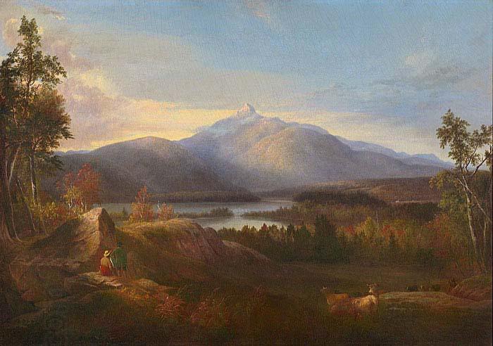 Alvan Fisher Chocorua Peak, Pond and Adjacent Scenery oil painting picture